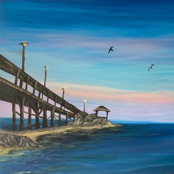 π¨π§π»βπ¨π Original Hand Made Painting 3x3'fts π - Picture 2 of 2